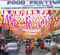 Food festival at Delgado st., Iloilo City