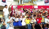 With the Janiuay Day Care Center kids