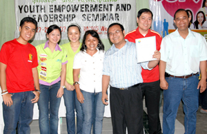 Roauan Belgira, his mother, Vice Mayor Mabilog, Councilor