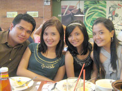 Spending great time with her family