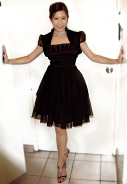 All-Black Cocktail Dress