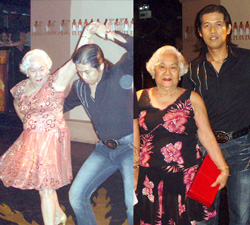 Steve Taleon and Lilia Goco.