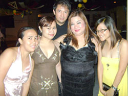Amigo Terrace Hotel GM Marie Jean Cordero with her Sales staff.