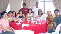 From left: Ma. Dulce Jardeleza, Adrian Jardeleza, Angela Dewi Jardeleza, Liza Jardeleza, The Promenade's Rey Ponsaran, Dr. Grace Fernandez, Steve Jardeleza, Eden Razon, Milagros Jardeleza and Jonathan Razon.