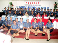 PRO6 delegates and the PNP Top Brasses headed by Police Director General Jesus Versoza Jr.