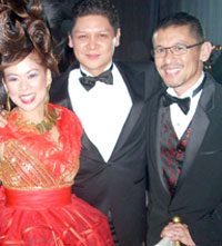 Tessa Valdez, Philippine Tatler Editor-in-Chief Anton San Diego and Dennis Valdez