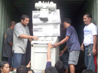 Unloading of the X-ray.