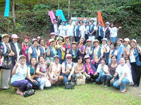 Soroptimists from all over the Philippines in Villa Valderama.