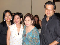 Christine Dayrit, Salou Keuls, Cely Jugo, and Mark Dayrit.