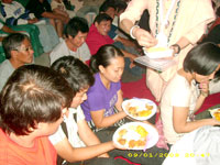 The devotees were treated to a