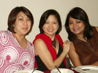 Maricel Monfort who jetted in from