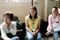 KKK members, Drs. Lita Fe Paclibar, Geraldine Gubatina and Eileen Granada.