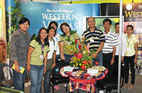 DOT Regional Director (4th from right) proudly beams with the region’s tourism people.