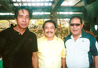 BIG THREE. Roberto Nonong Palomar, Capiz's Governor Victor Tanco and Gen. Roberto Lastimoso.