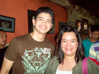 TV actor Rayver Cruz joins Your Twilighter Mini after his break from the location shooting of “May Bukas Pa” inside San Guillermor Church in Bacolor, Pampanga.