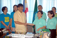 MOA signing with LGU of San Jose de buenavista and AMS.