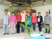 Debbie Ernarle (5th from left) with fellow officers and members of FOFPRDI.