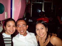 Ford Negros lady Jasper Valencia, Ford Negros boss Iko Continente and Ibiza Bar owner Melody Chijioke