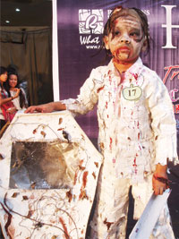 First prize winner in the Scary Category.
